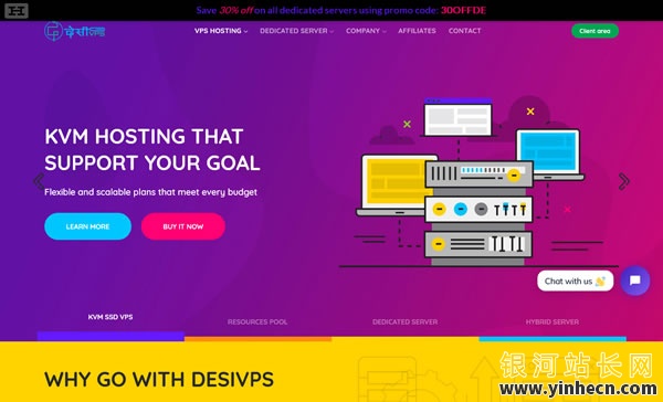 desivps：答谢LosAngelesVPS老用户，大流量的高配VPS低至$20/年，美国/荷兰/印度，3机房可选