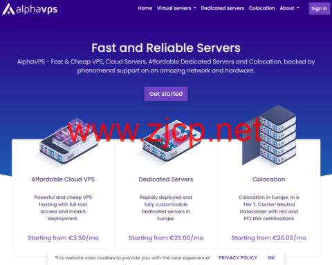 AlphaVPS：AMD系列月付2.99欧元起，大硬盘VPS年付15欧元起，可选洛杉矶/德国/保加利亚等5个机房