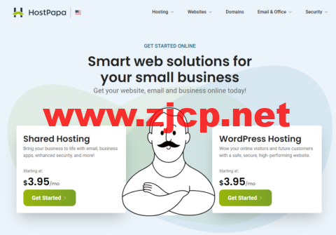 HostPapa：WordPress和外贸主机最高74%优惠，无限的SSD存储和电子邮件，免费域名注册，三年付低至$3.95/月
