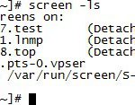 SSH远程会话管理工具 – screen使用教程